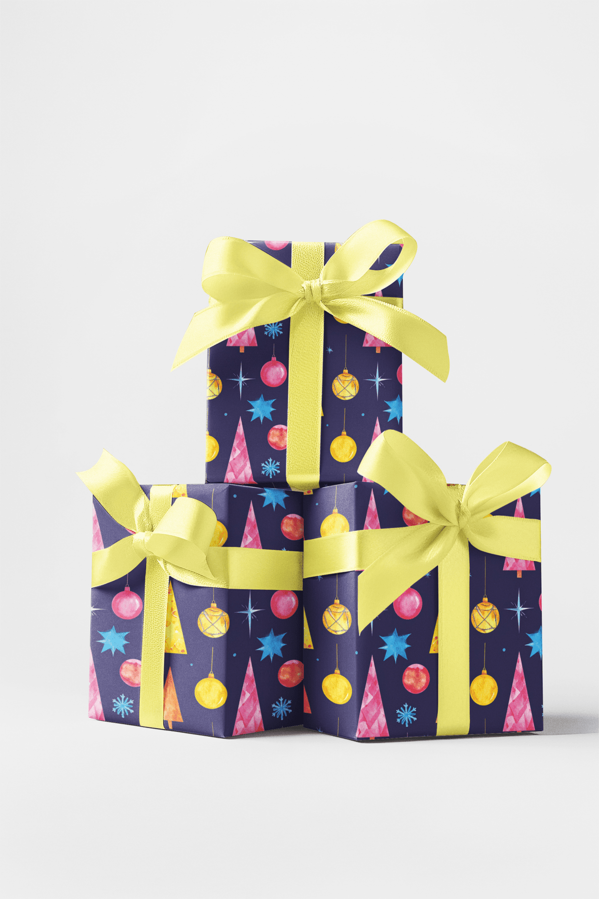 LIMITED TIME | Space Age Christmas Wrapping Paper - London Penny Gift Wrap