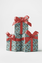 Manatee Christmas Wishes Wrapping Paper - London Penny Gift Wrap