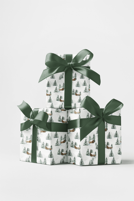 Evergreen Solstice - London Penny Gift Wrap