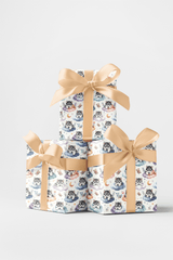Little Husky Nursery (Alaskan Husky) Wrapping Paper - London Penny Gift Wrap