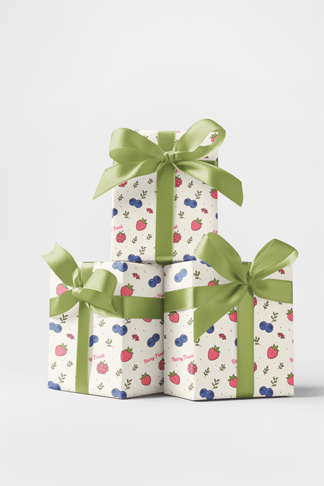 Farmer's Market: Berry Fresh - London Penny Gift Wrap