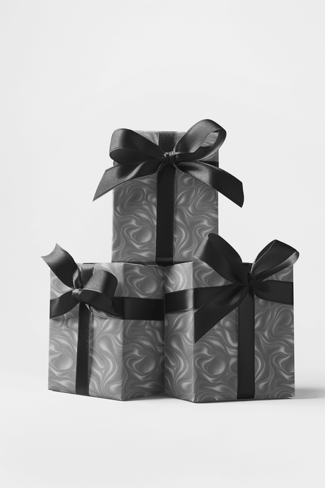 Silver Ripples - London Penny Gift Wrap