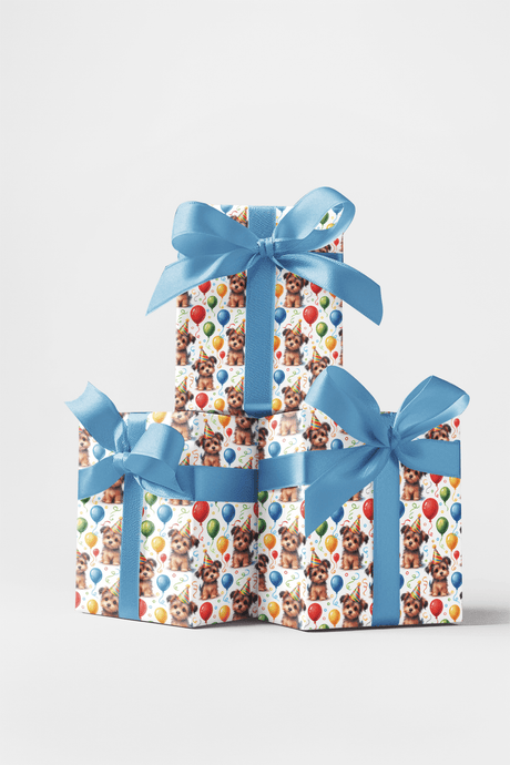 Birthday Bow Wow - London Penny Gift Wrap