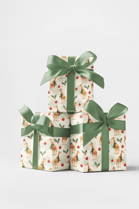 Holiday Safari Splendor - London Penny Gift Wrap