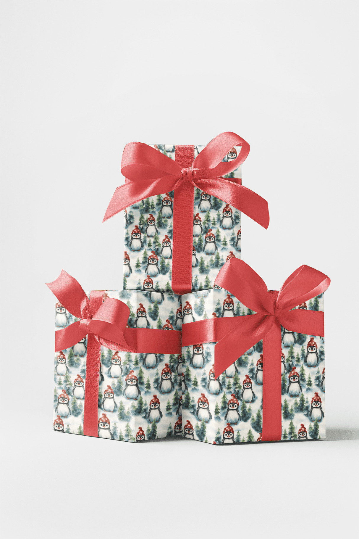 Winter Waddle - London Penny Gift Wrap