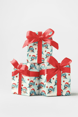 Festive Great Whites - London Penny Gift Wrap