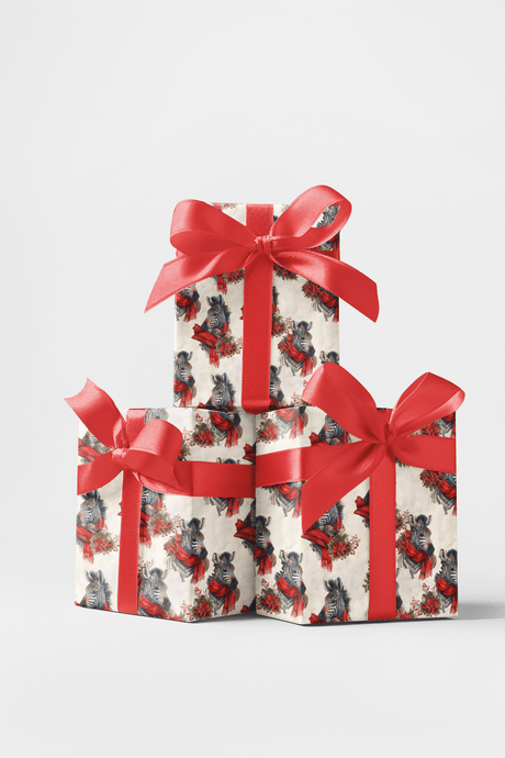 Scarves & Stripes - London Penny Gift Wrap