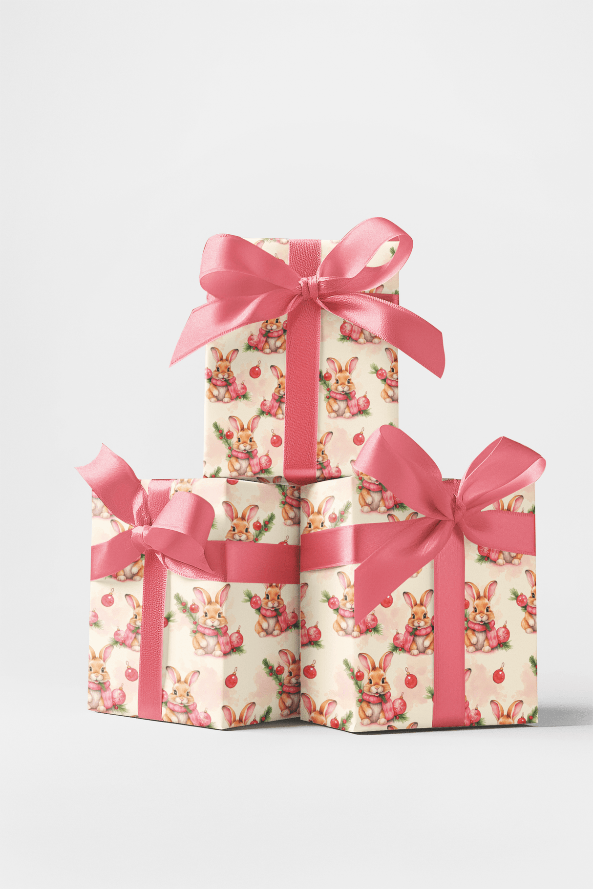 Winter Bunny Bliss - London Penny Gift Wrap