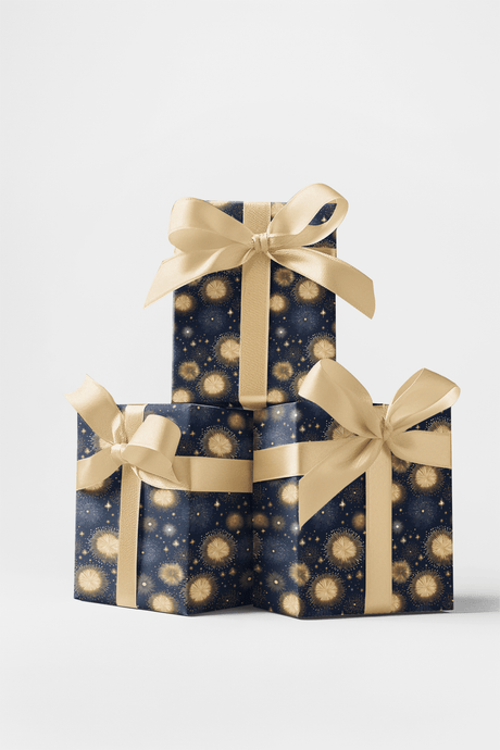 Fireworks Finale - London Penny Gift Wrap