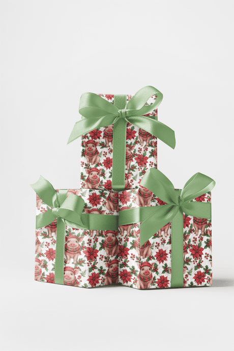 Piglet Joy - London Penny Gift Wrap