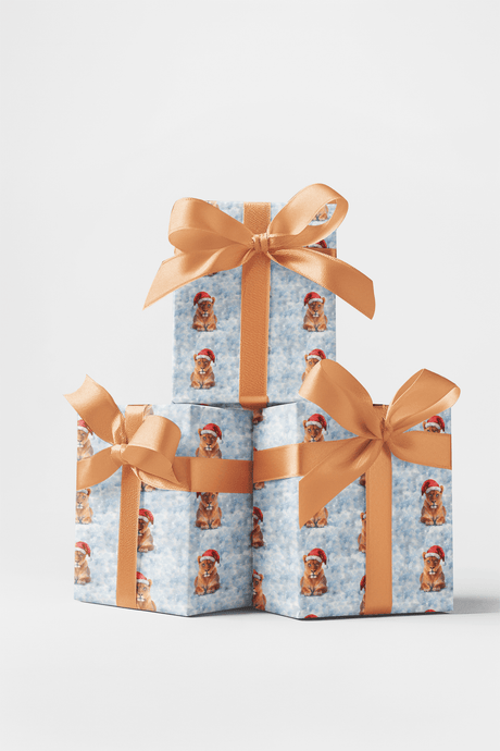 Wintertime Lioness - London Penny Gift Wrap