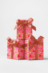 Mixed Hearts Light Salmon - London Penny Gift Wrap