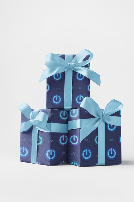 Power Up Pulse Wrapping Paper - London Penny Gift Wrap