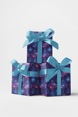 Cyber Spaceship UI Tech Wrapping Paper - London Penny Gift Wrap