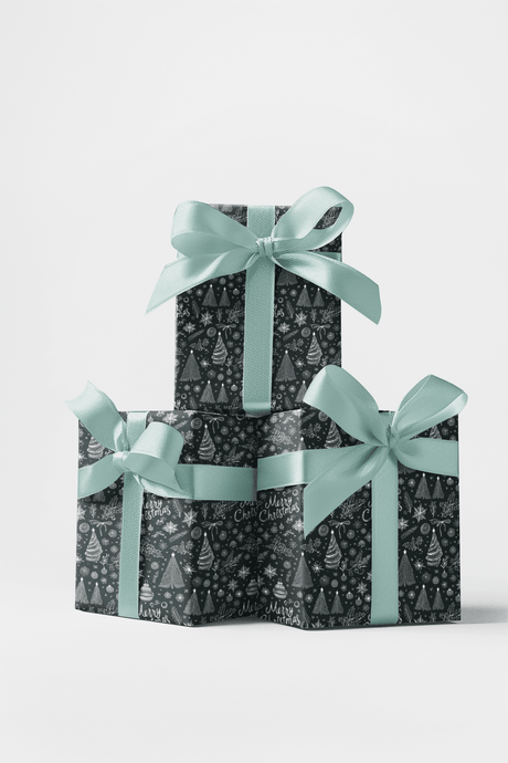 Festive Script - London Penny Gift Wrap