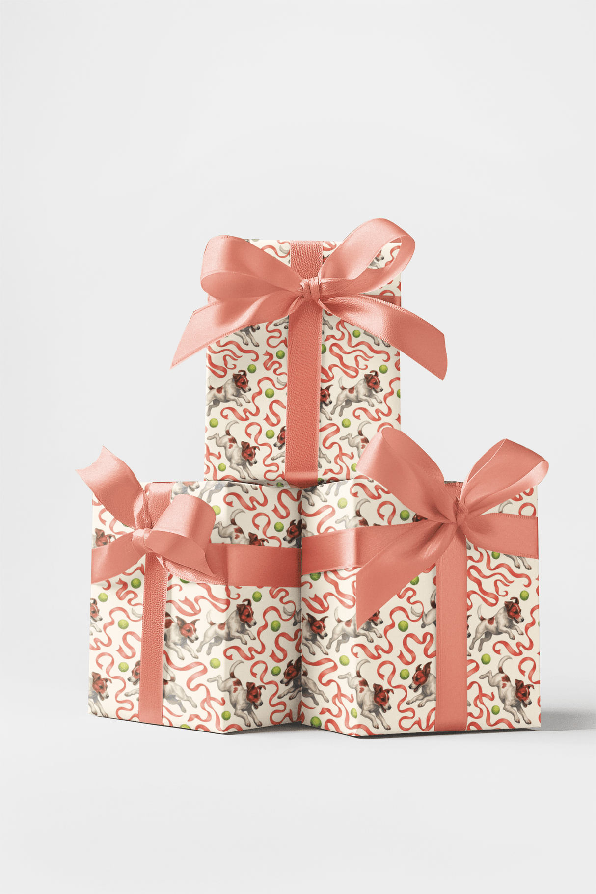 Jack Russell Jamboree - London Penny Gift Wrap