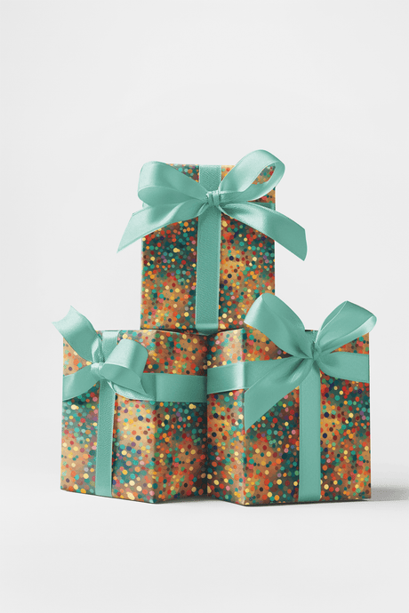 Vibrant Mosaic - London Penny Gift Wrap