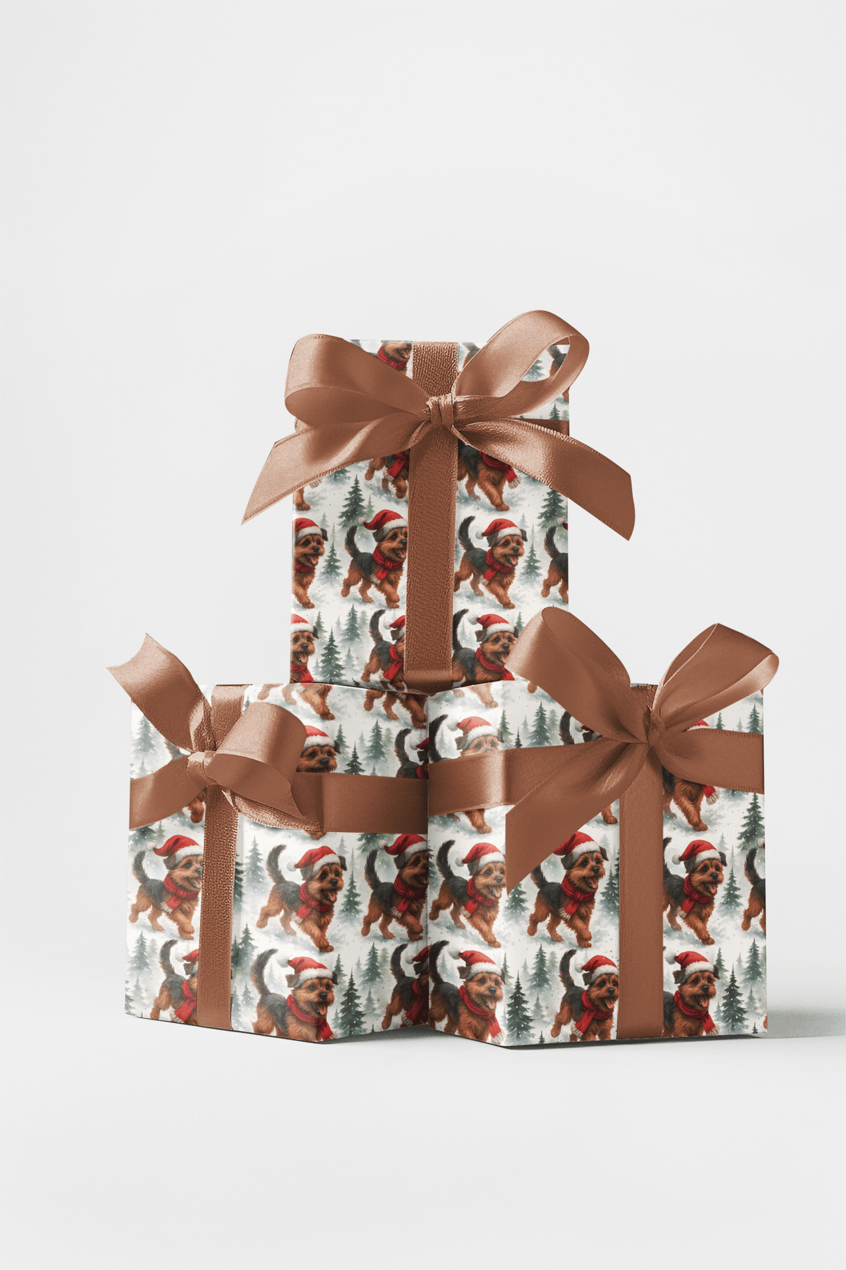Snowy Hat & Wag - London Penny Gift Wrap