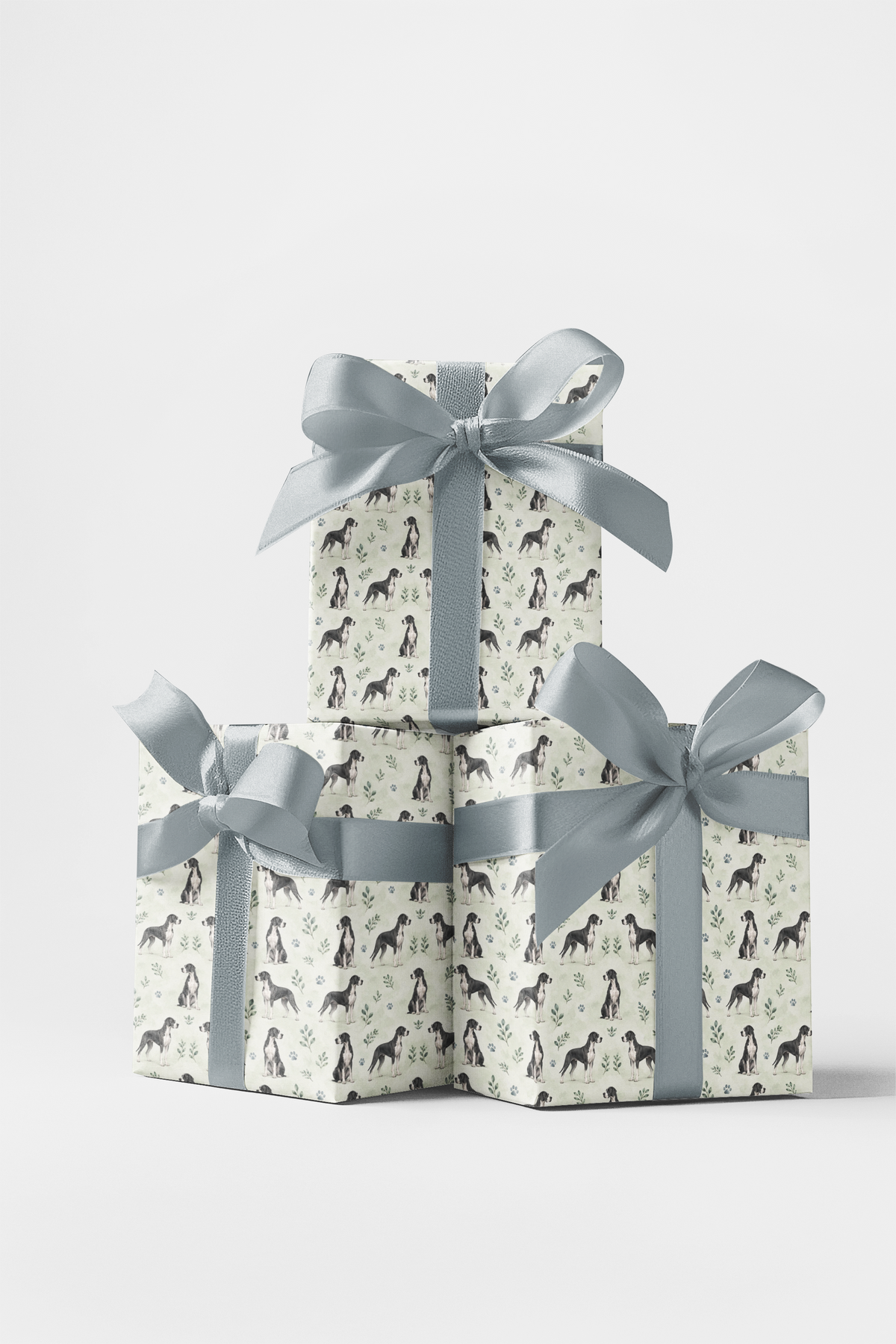 Mantle Great Dane Minimalist Wrapping Paper