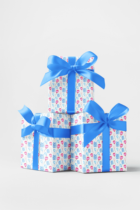 Balloon Wishes - London Penny Gift Wrap
