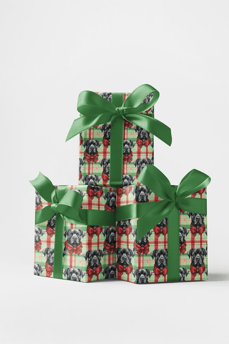 Cane Corso Plaid Parade - London Penny Gift Wrap