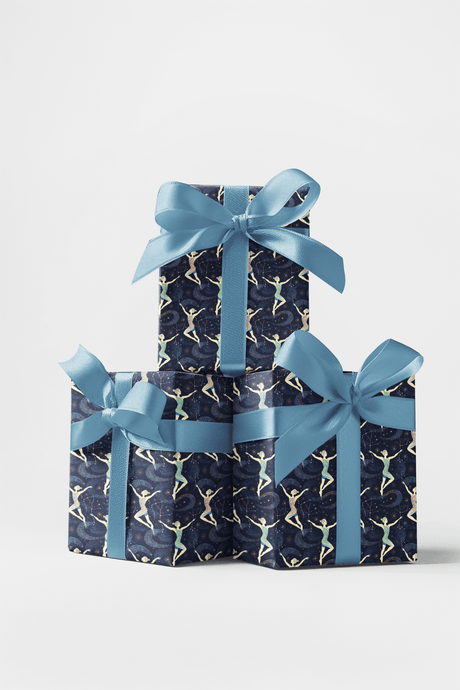 Galaxy Gymnast - London Penny Gift Wrap