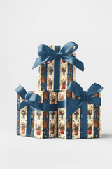 Country Fair Bouquet Columns Wrapping Paper - London Penny Gift Wrap