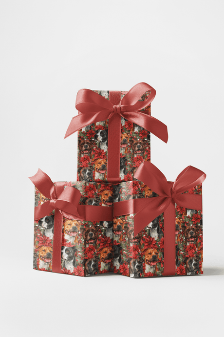 AmStaff Winter Wonder - London Penny Gift Wrap
