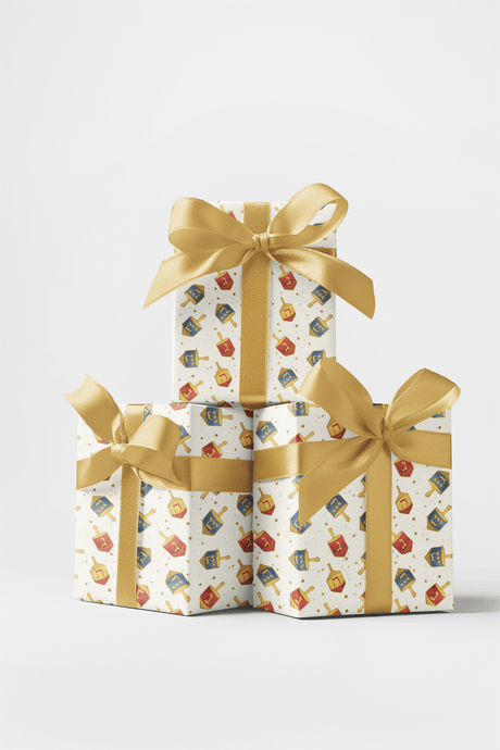 Dreidel Dance - London Penny Gift Wrap
