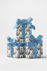Santa & Ornaments - London Penny Gift Wrap