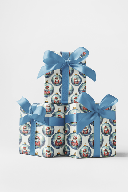 Santa & Ornaments