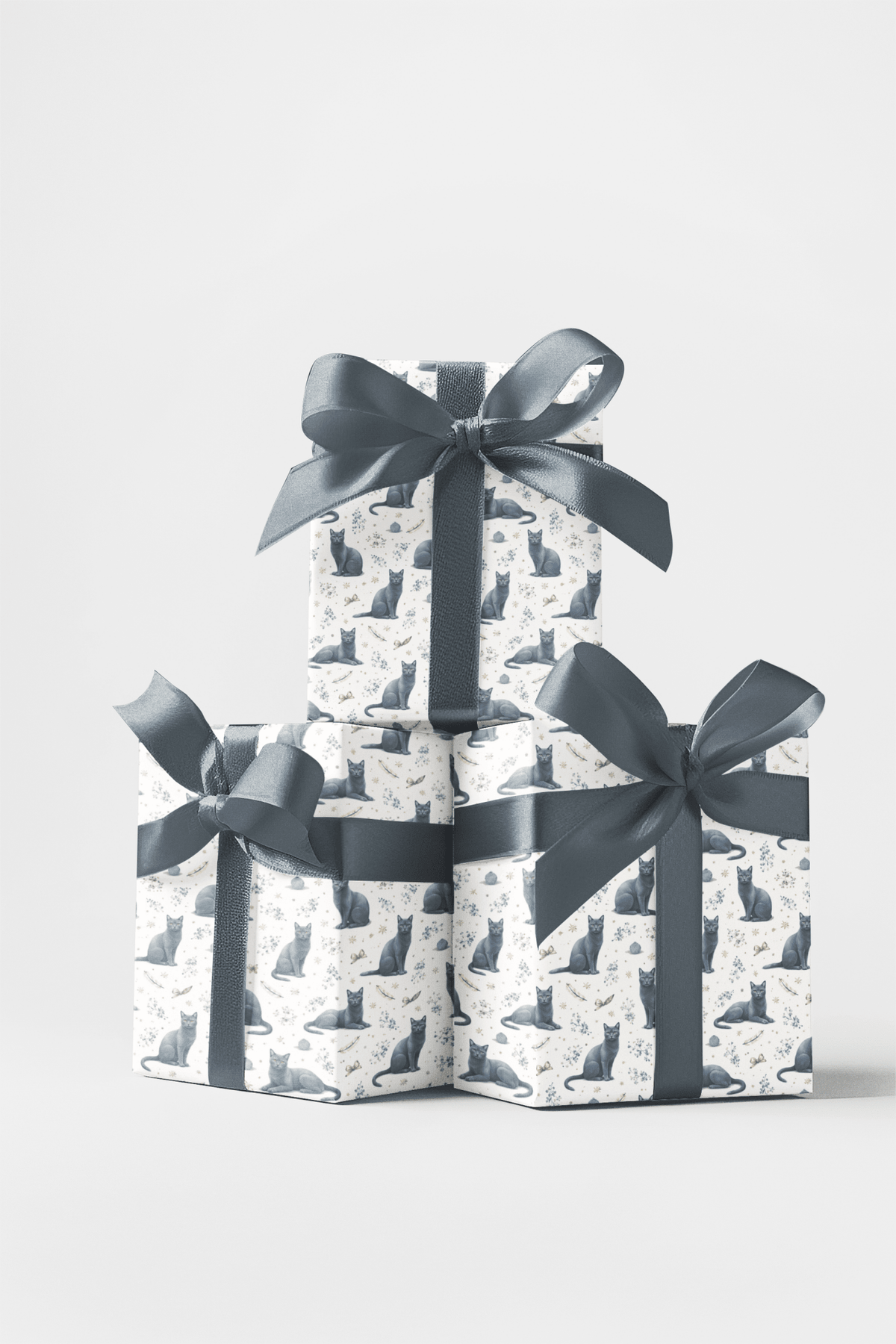 Russian Blue Calm - London Penny Gift Wrap