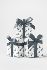 Russian Blue Calm - London Penny Gift Wrap