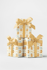 Golden Hanukkah Joy - London Penny Gift Wrap