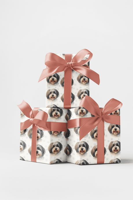 Tinsel Curls and Cozy Whirls - London Penny Gift Wrap