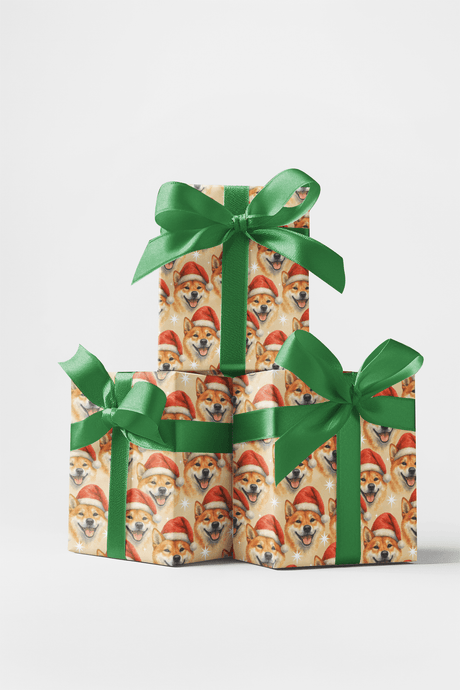 Silent Snow, Spirited Soul - London Penny Gift Wrap
