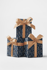 Midnight Botanical Dane Wrapping Paper