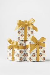 Owls Celebrate Hanukkah - London Penny Gift Wrap