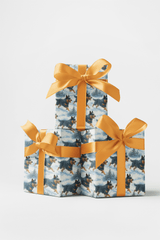 Holly Trails and Loyal Tails - London Penny Gift Wrap