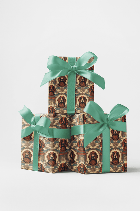 Irish Setter Classic Toile - London Penny Gift Wrap