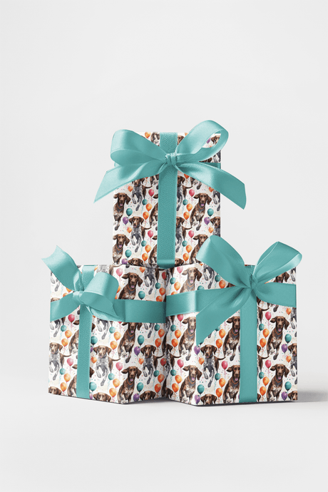 Pointer Birthday Balloons - London Penny Gift Wrap