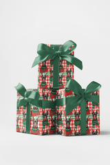 Doberman Plaid Parade - London Penny Gift Wrap