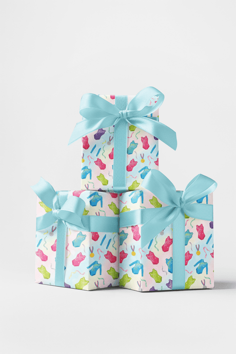 Rainbow Leotards - London Penny Gift Wrap