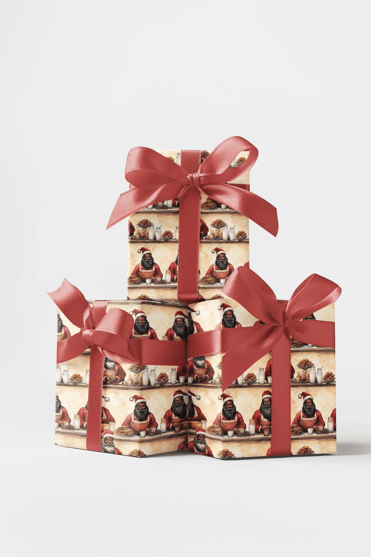 Santas Cookie Break - London Penny Gift Wrap