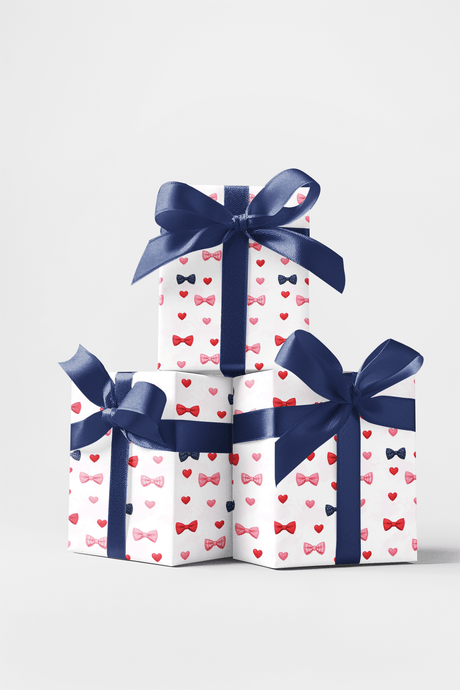 Sweetheart Bow Ties - London Penny Gift Wrap