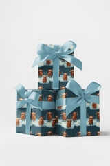 Highland Holiday Magic - London Penny Gift Wrap