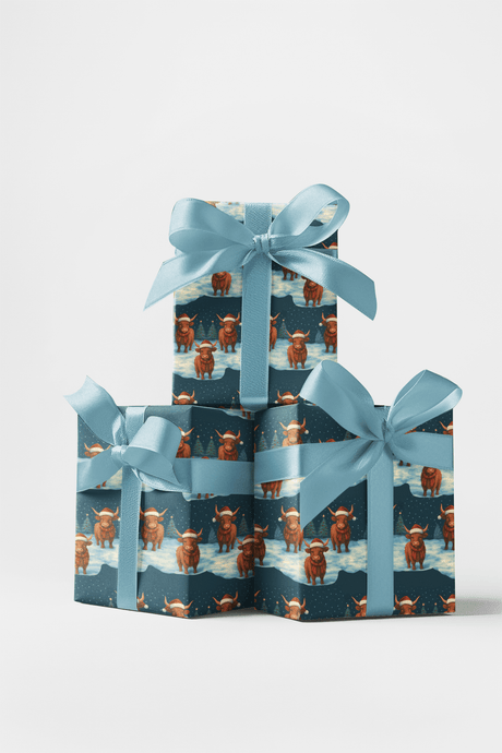 Highland Holiday Magic - London Penny Gift Wrap