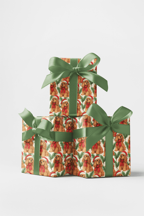 Snowy Hat, Merry Hush - London Penny Gift Wrap