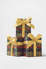Herringbone Haven - London Penny Gift Wrap