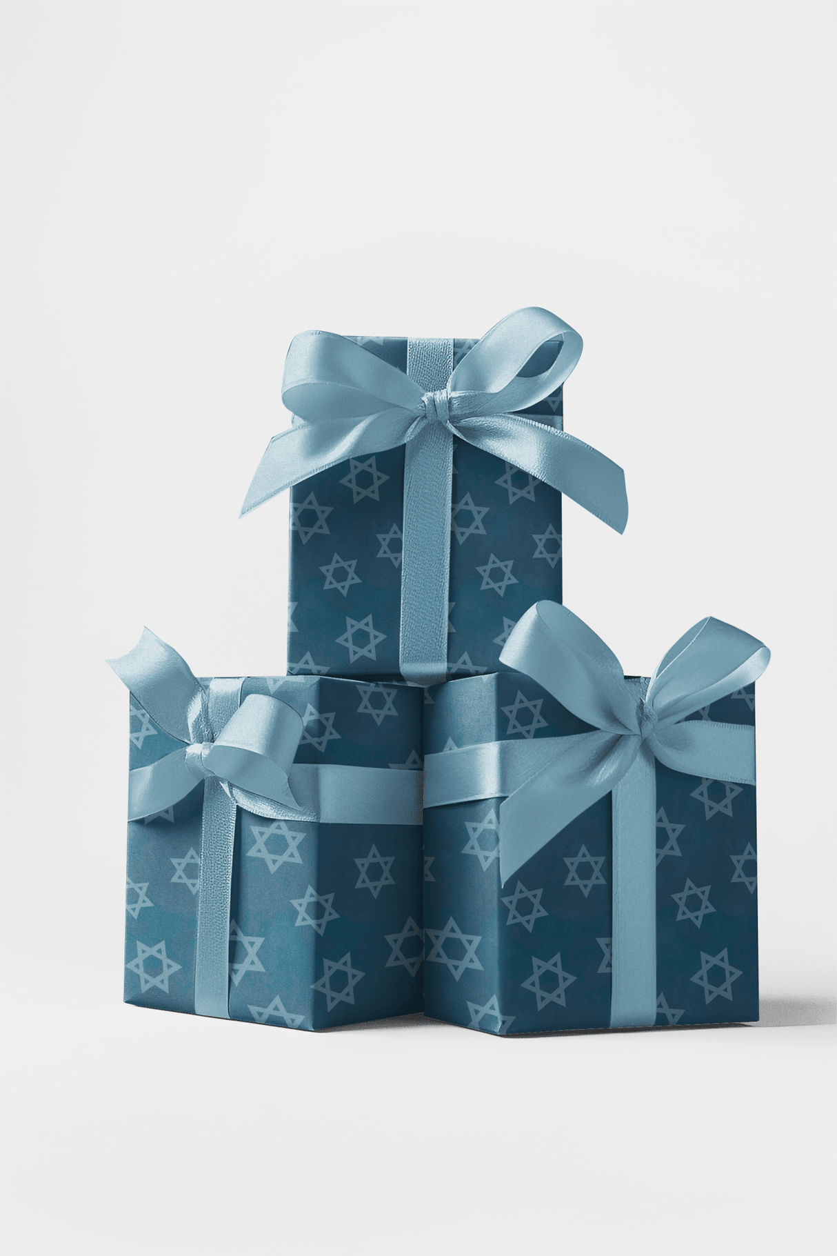 Shining Stars of David - London Penny Gift Wrap